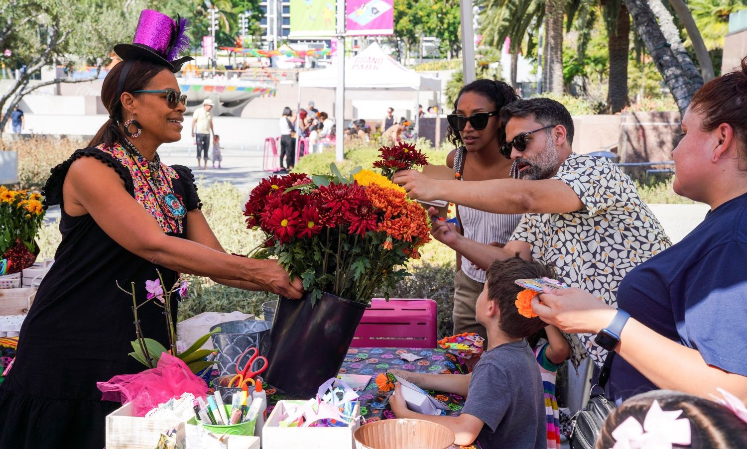 Gloria Molina Grand Park's Downtown Día de los Muertos Opening Day Community Celebration