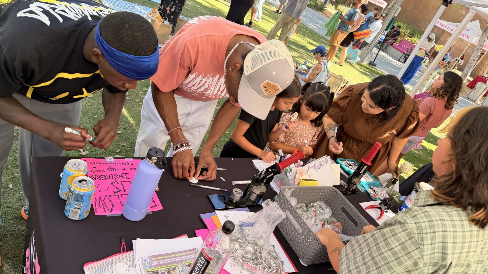 Button-Making Activity Station
